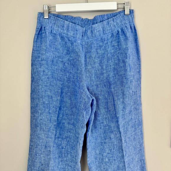 Lilly Pulitzer Deri Linen Palazzo Pants in Beckon Blue size S - Picture 5 of 16